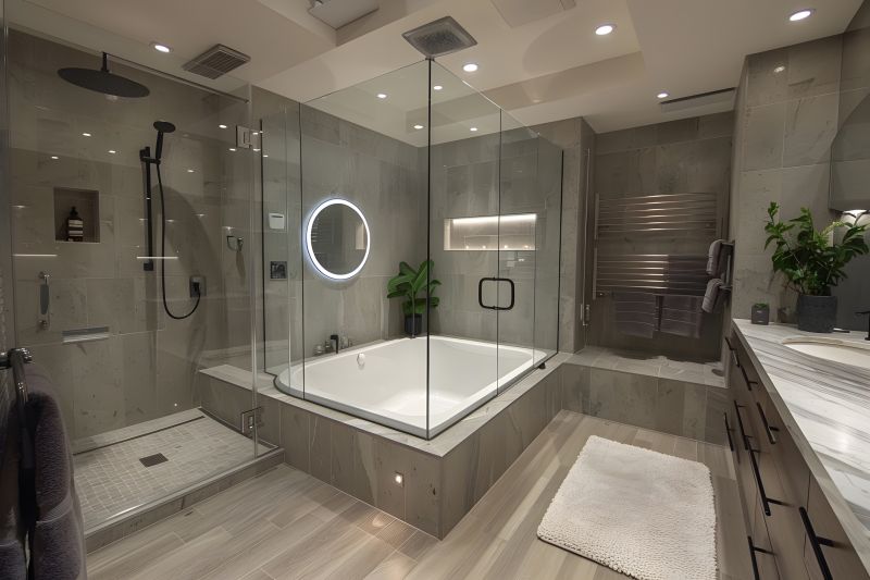 Custom Built-In Bathtub